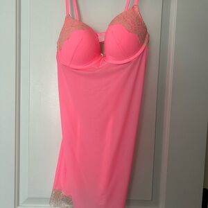 Victoria secret 34c lingerie slip nightie babydoll
